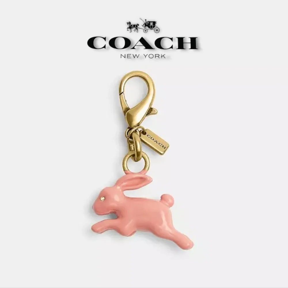 Coach Mini Bunny Bag Charm - Picture 1 of 3